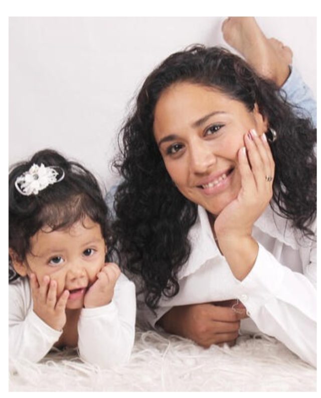 Madre con su bebé